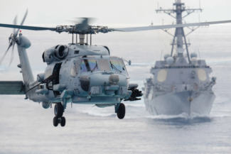 MH-60R in Flight